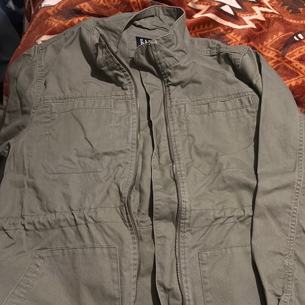 GAP Green Military Field Jacket